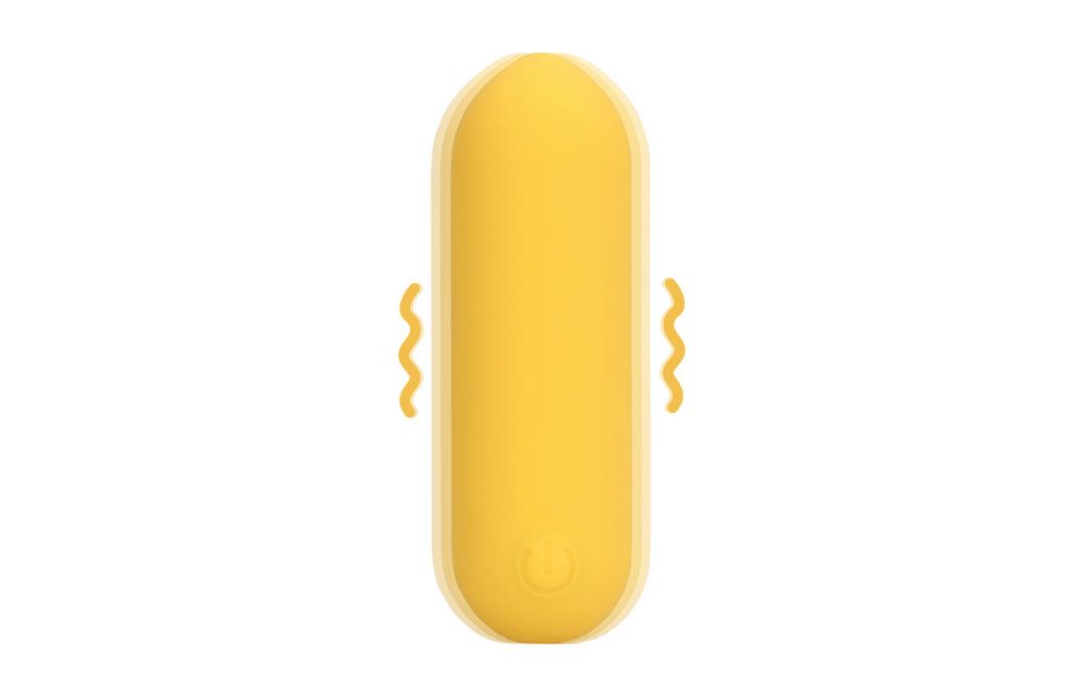 Smooth Bullet Vibrator Yellow – Compact & Powerful Pleasure