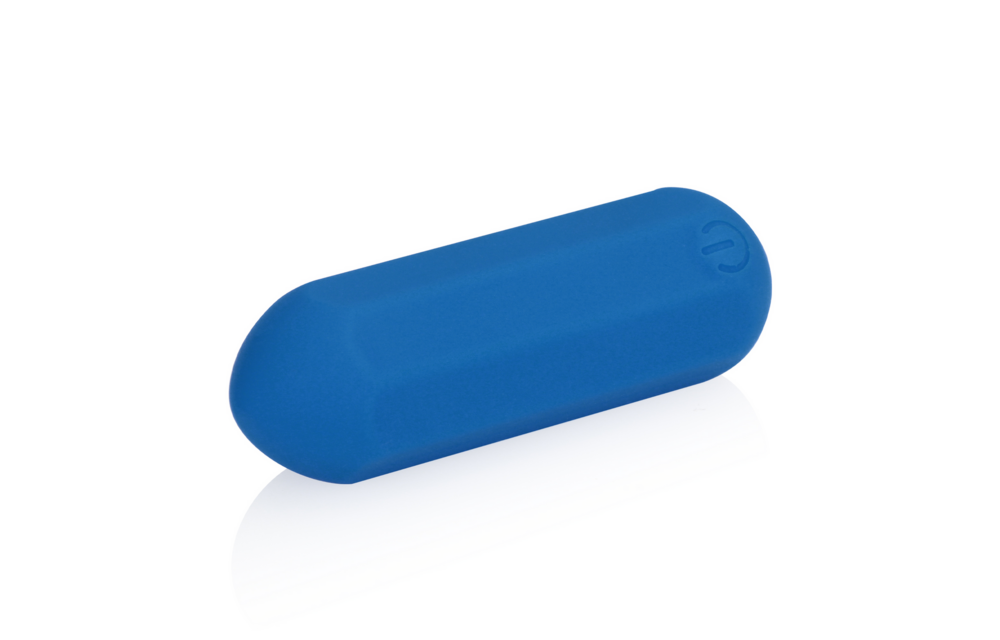 Hexagon Vorm Bullet Vibrator Blauw - Compact & Krachtig Genot