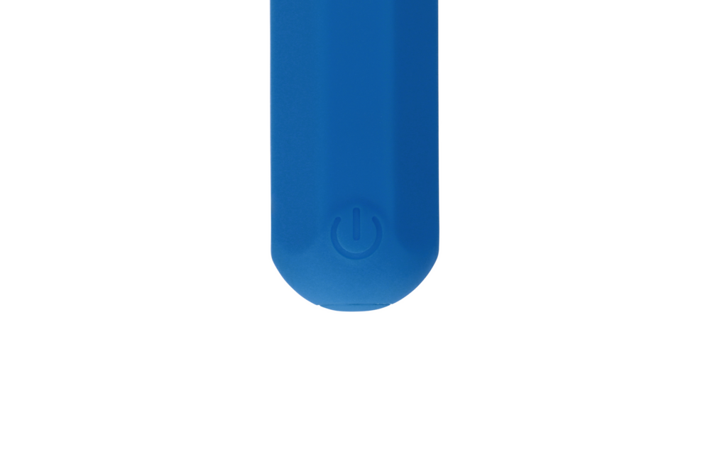 Hexagon-förmiger Bullet-Vibrator Blau – Kompaktes & kraftvolles Vergnügen