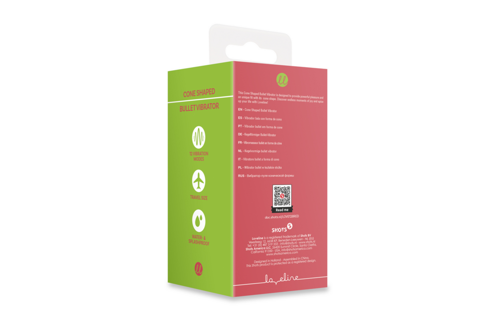 Kegelformiger Bullet-Vibrator Rot – Kraftvoll & kompakt