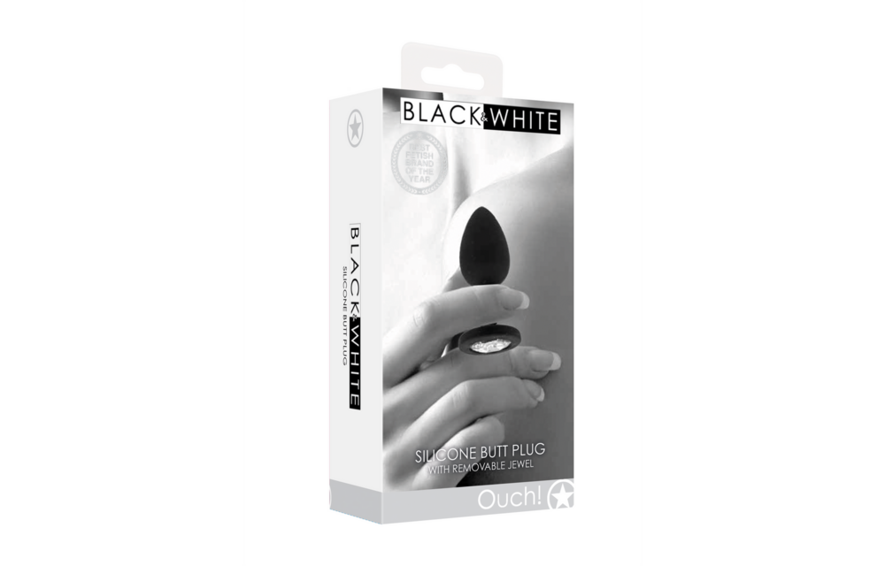 Siliconen Buttplug 7,3 cm met Verwijderbare Sieraden | Stijlvol