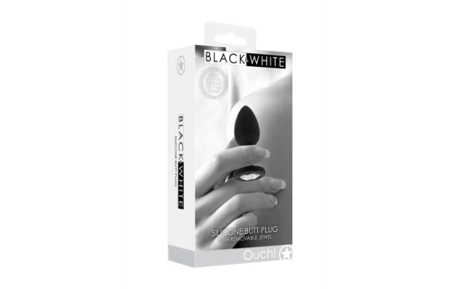 Siliconen Buttplug 7,3 cm met Verwijderbare Sieraden | Stijlvol