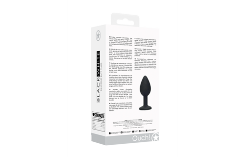 Silicone Butt Plug 7.3 cm with Removable Jewellery | Stylish