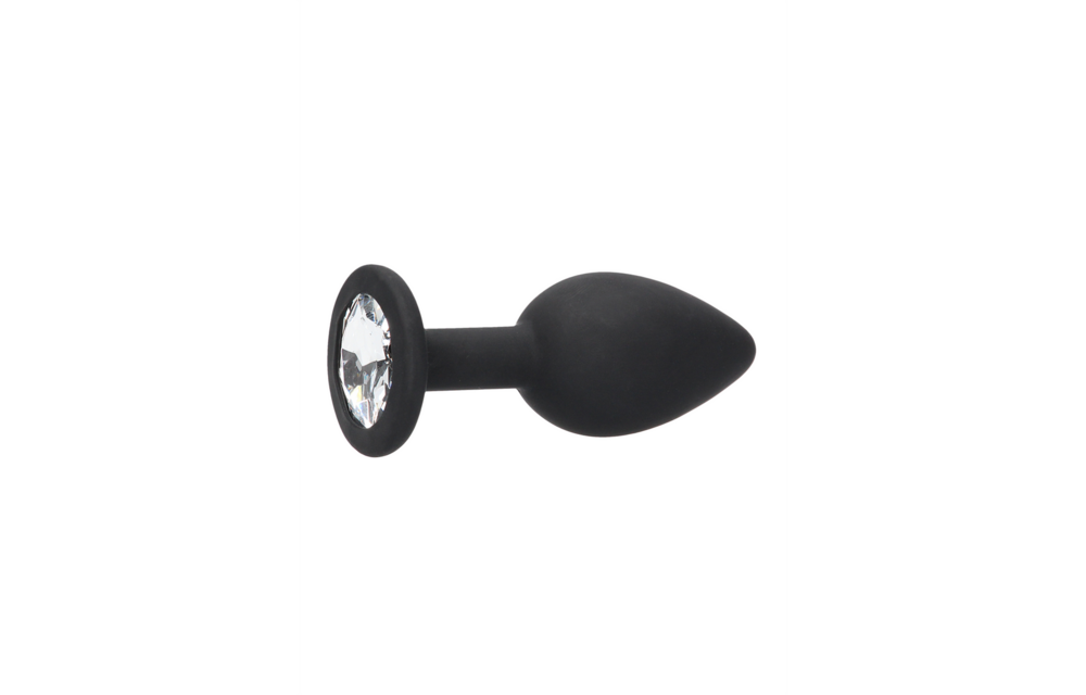Silicone Butt Plug 7.3 cm with Removable Jewellery | Stylish