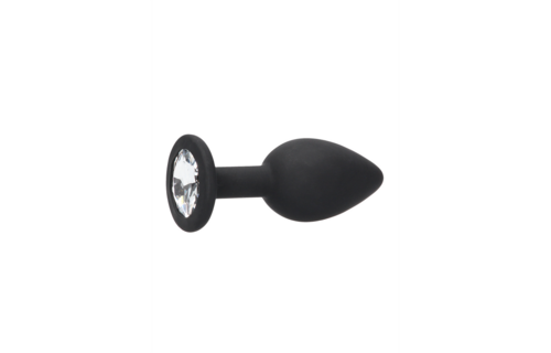 Silicone Butt Plug 7.3 cm with Removable Jewellery | Stylish