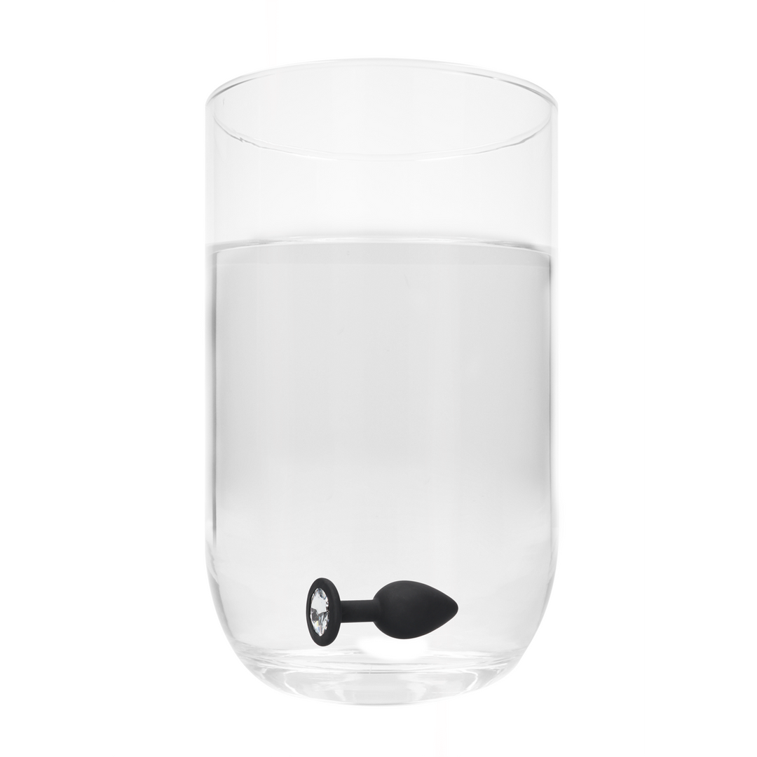 Silicone Butt Plug with Removable Jewelry