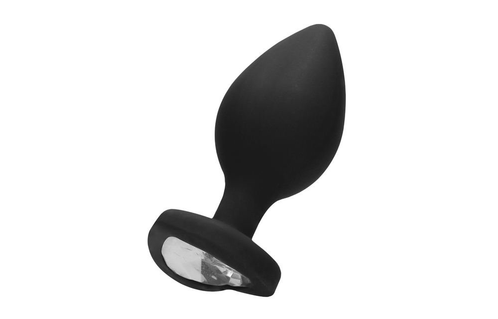 Diamond Heart Butt Plug 9.5 cm - Extra Large & Comfortable