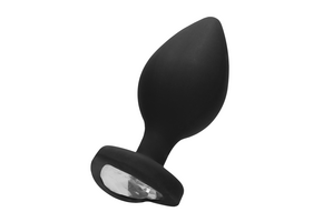 Diamant-Herz-Buttplug 9,5 cm – Extra groß & bequem