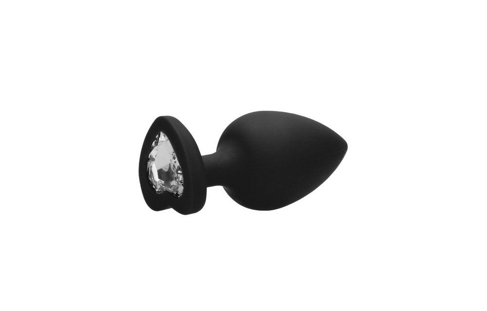 Diamond Heart Butt Plug 9.5 cm - Extra Large & Comfortable