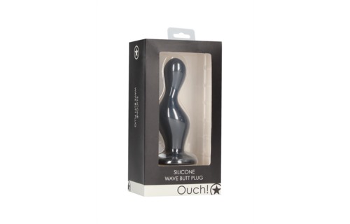 Wave Butt Plug 11.3 cm - Silky Soft & Safe Anal Toys