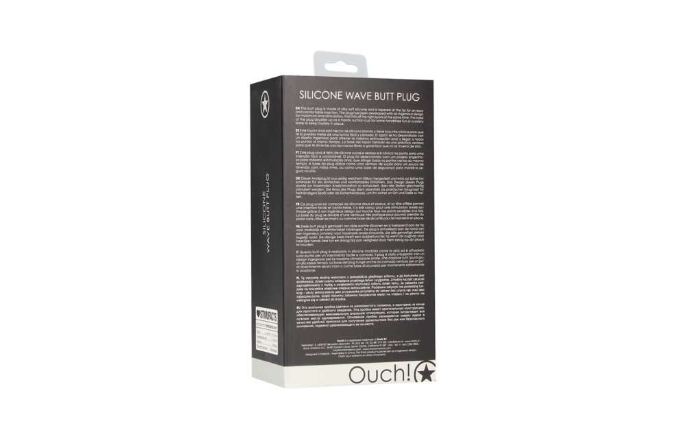 Wave Butt Plug 11,3 cm – Seidig weich & sicher Anal-Spielzeug