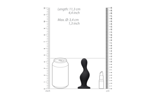 Wave Butt Plug 11,3 cm – Seidig weich & sicher Anal-Spielzeug