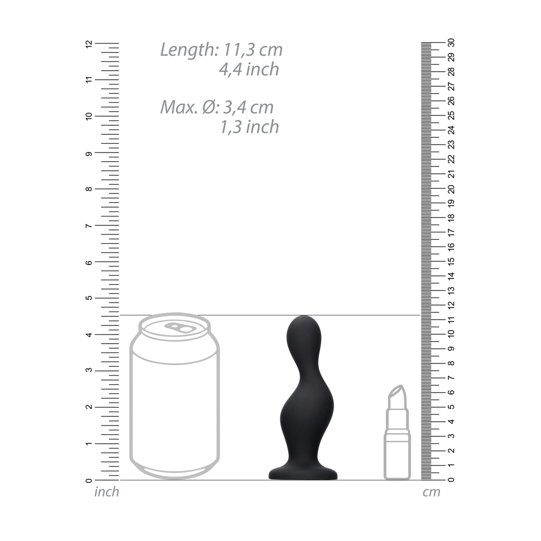 Wave Butt Plug 11,3 cm – Seidig weich & sicher Anal-Spielzeug