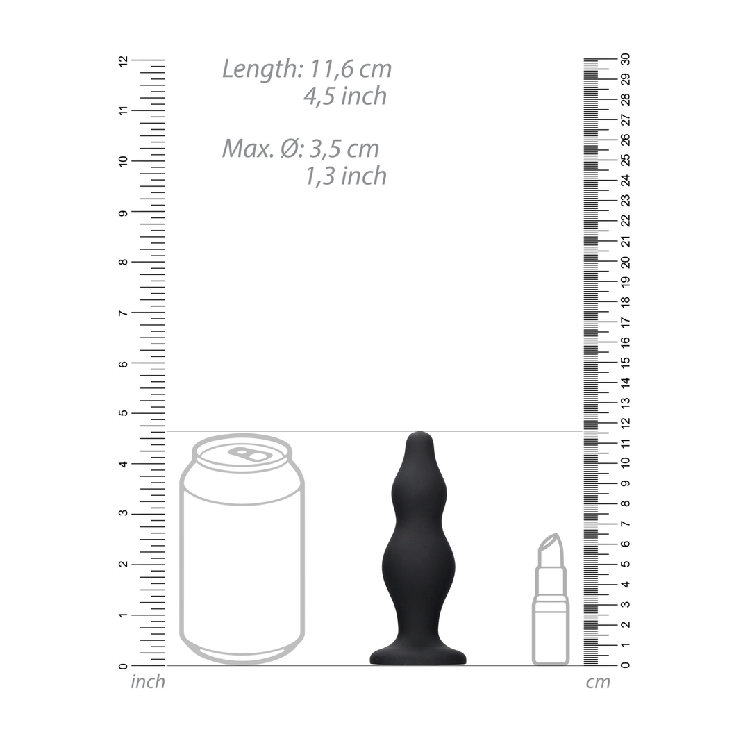 Bubble Butt Plug 11.6 cm – Comfortable & Stimulating Silicone