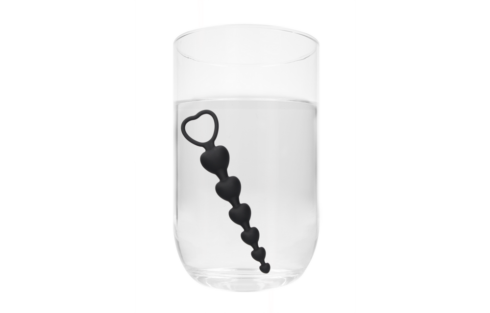 Anal Heart Beads 18.5 cm – Intense pleasure & soft silicone