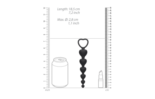 Anale Hartkralen 18,5 cm – Intens genot & zacht siliconen