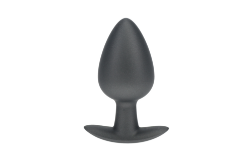 Weicher Silikon-Analplug 4 cm – Ouch! Large Gunmetal