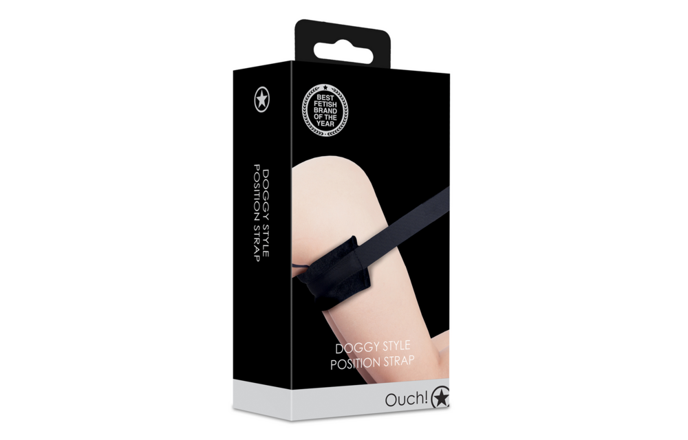 Doggy Style Position Strap 44 cm Schwarz – Komfort & Vergnügen