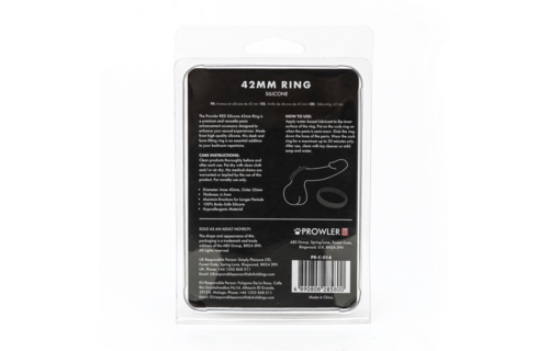 Silicone 42 mm Ring Black - Prowler RED for Intense Performance