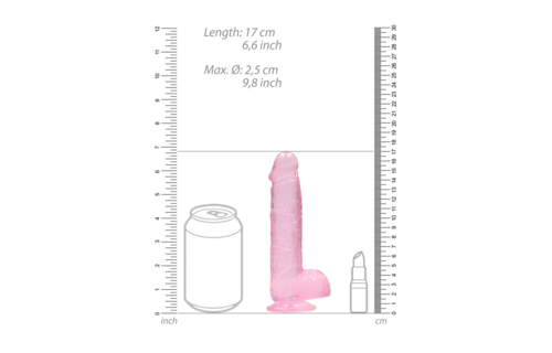 Realistische Dildo met Ballen 17 cm - Natuurlijk & Veilig