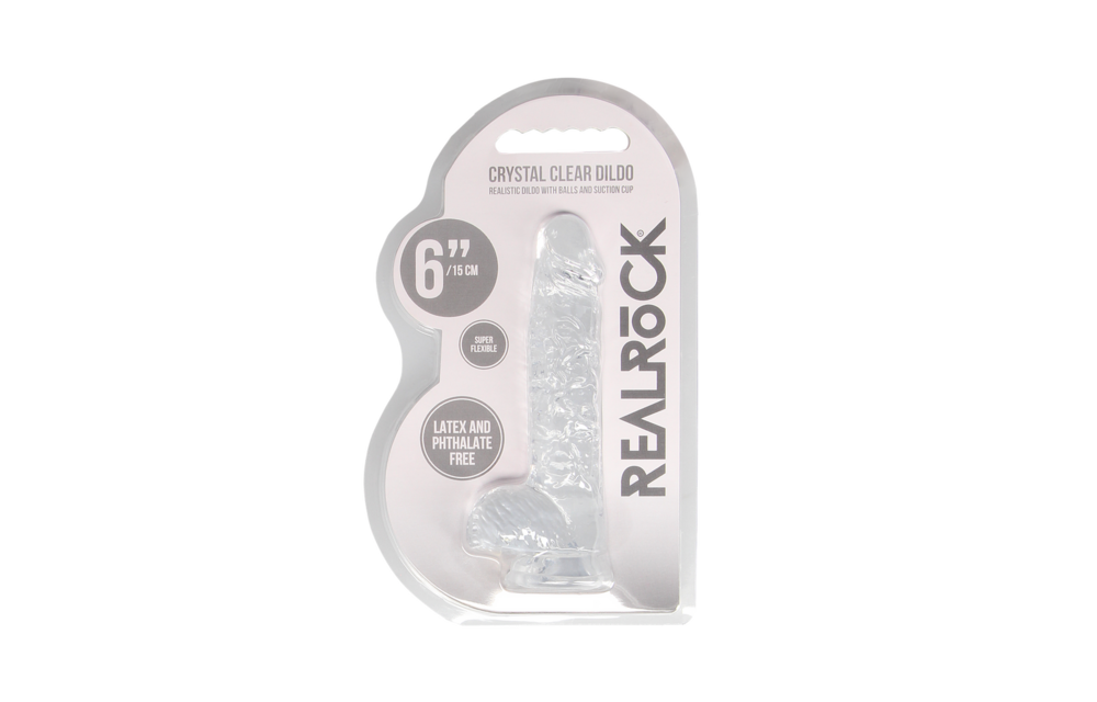 Realistischer Dildo mit Balls - 6 / 15 cm