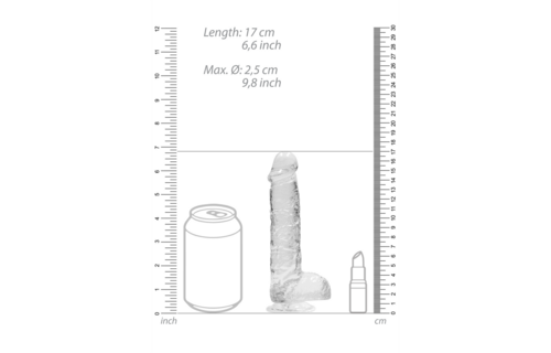 Realistische Dildo met Ballen 17 cm – Veilig & Levensecht
