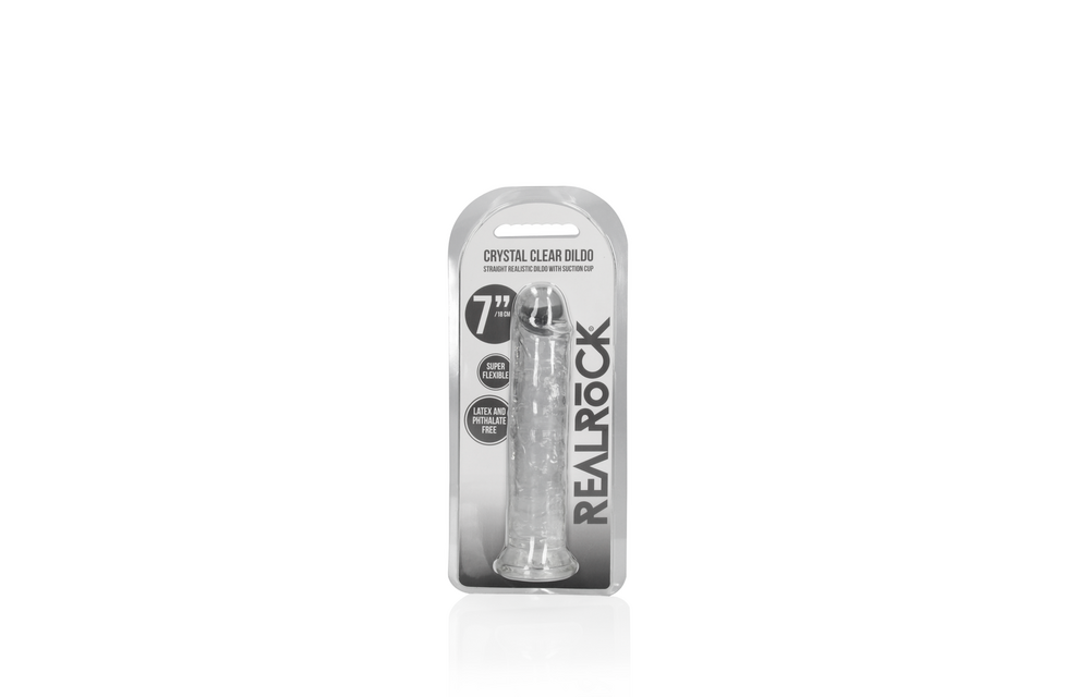 Straight Realistic Dildo with Suction Cup - 7'' / 18