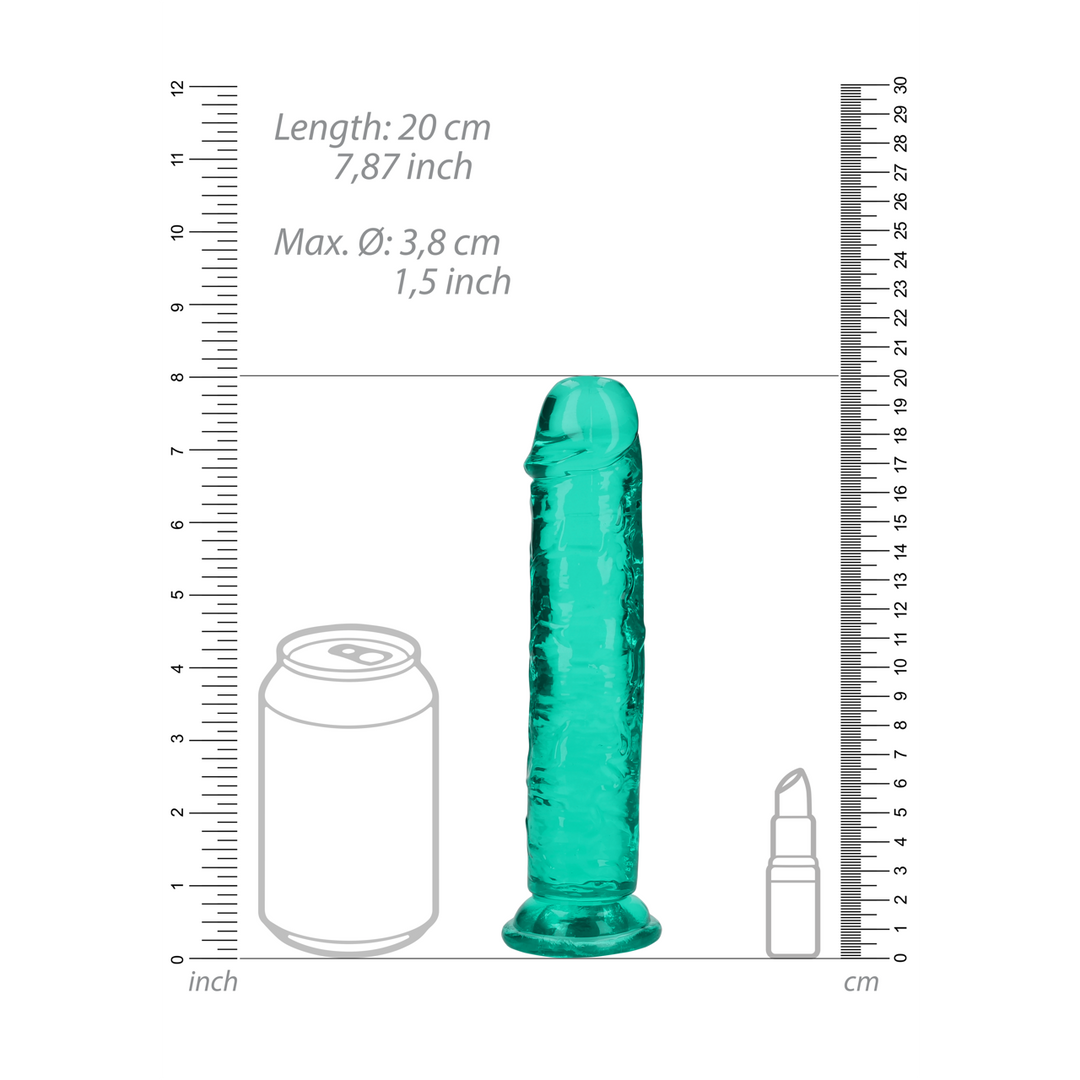 Gerader realistischer Dildo 18 x 5,5 cm mit Saugnapf | RealRock