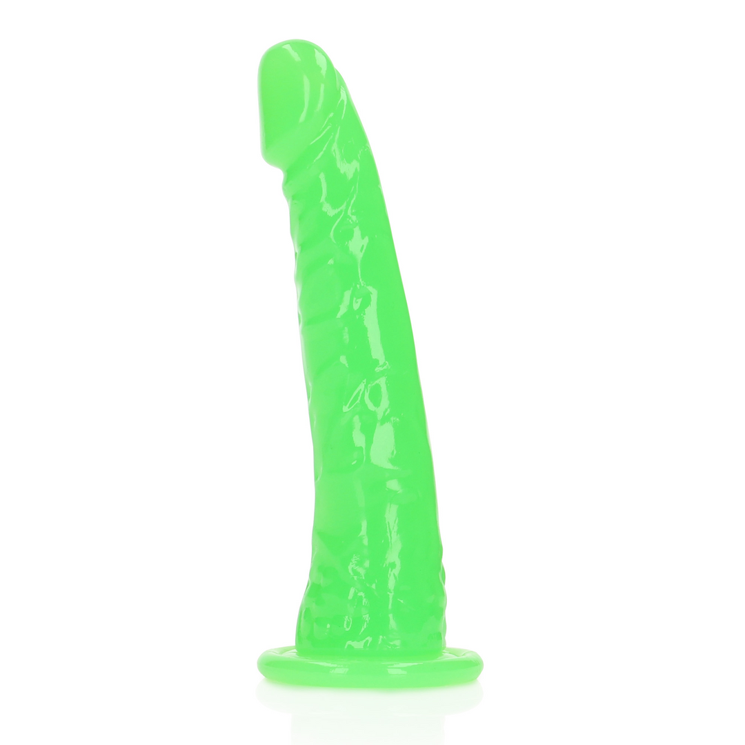 Slim Realistic Dildo 15.5 x 4.7 cm Suction Cup Glow Dark