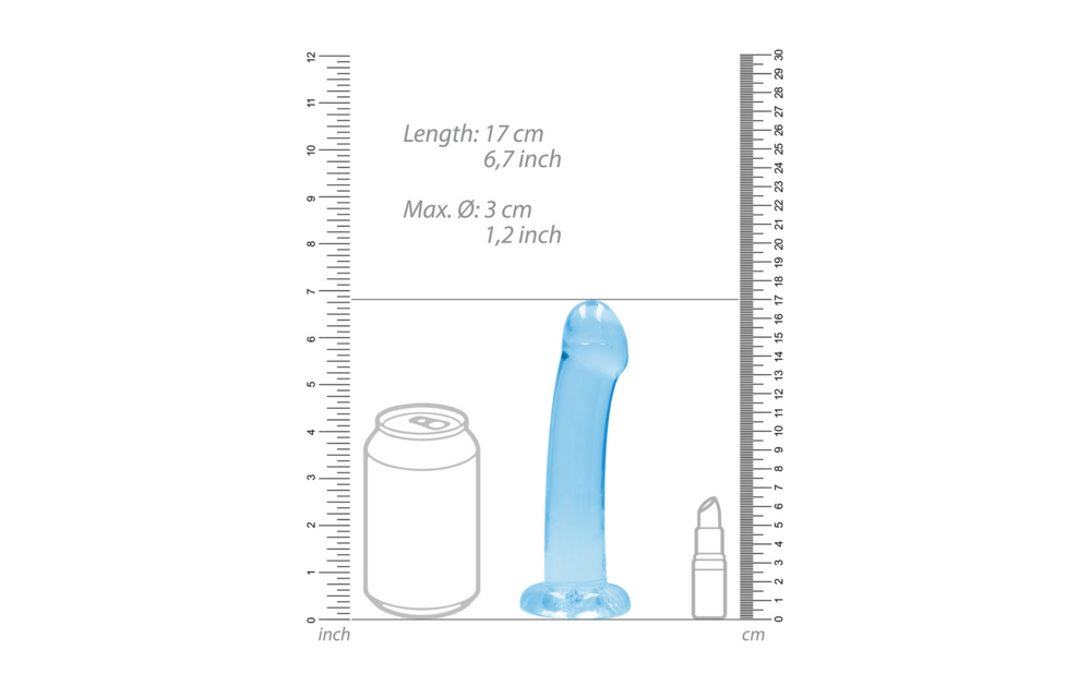 Nicht-realistischer Dildo mit Saugfuß - 7 / 17 cm