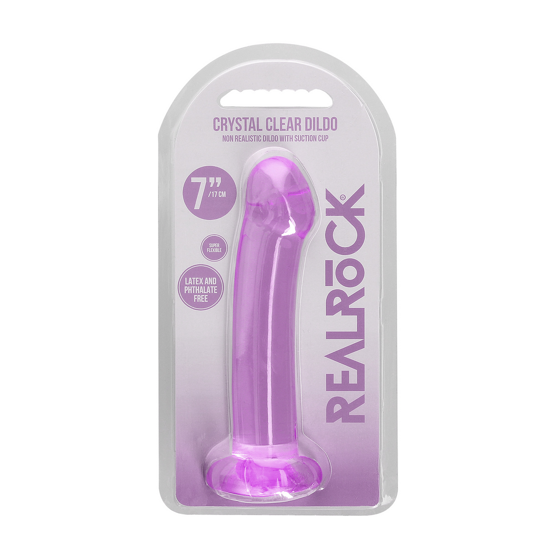 Nicht-realistischer Dildo Saugnapf 17 cm | Kristallklares Vergnügen