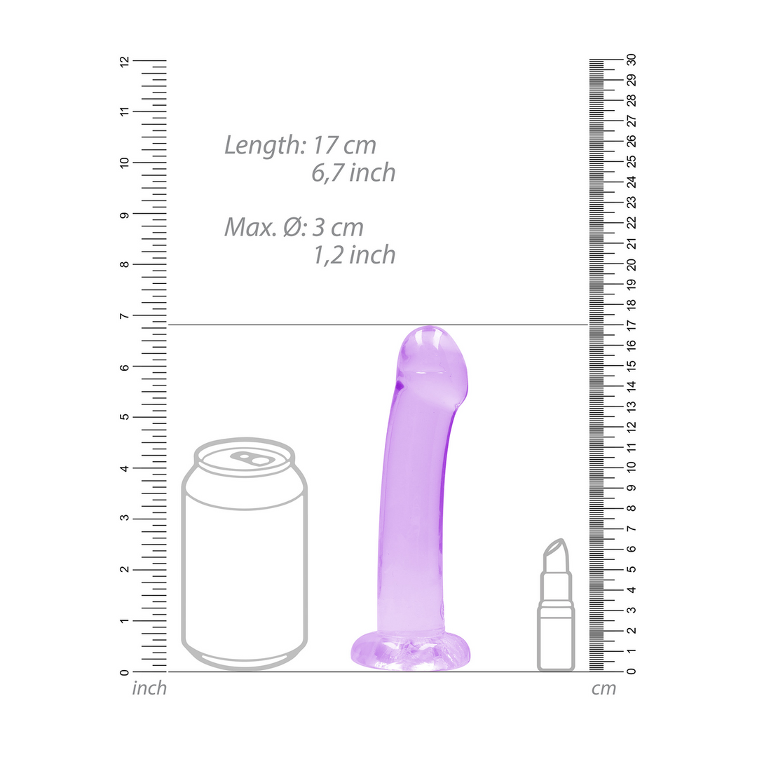 Nicht-realistische Dildo mit Saugnapf - 7 / 17 cm