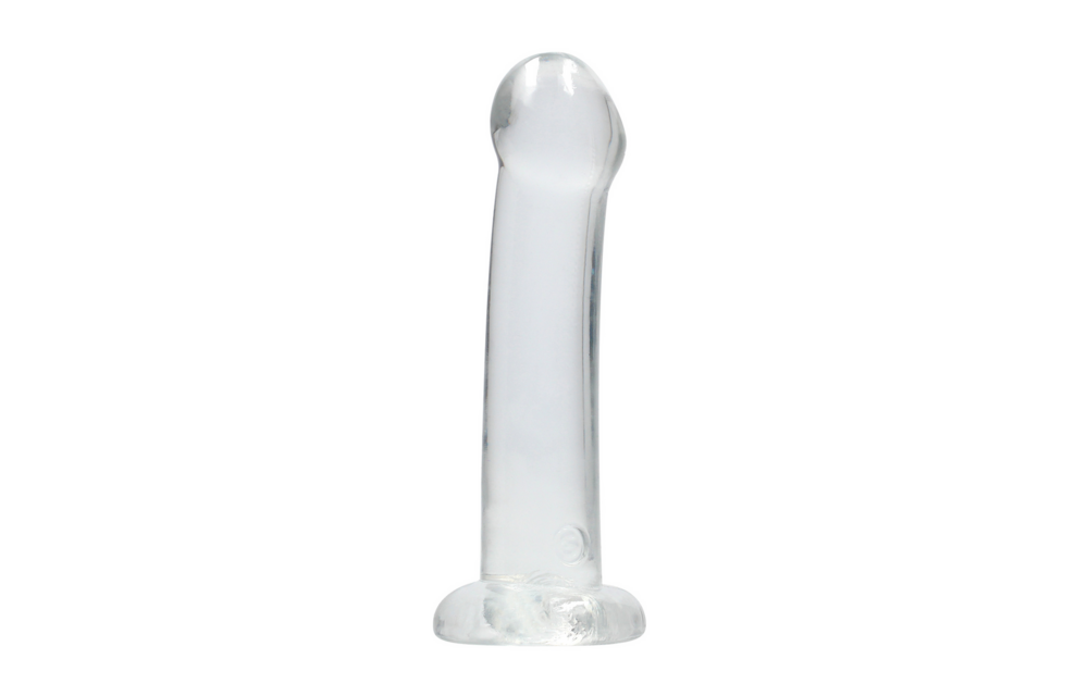 Non-Realistic Dildo Suction Cup Transparent - 17 cm | RealRock
