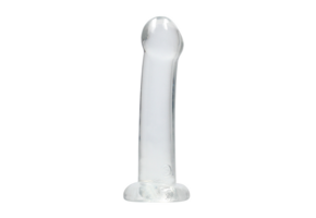 Nicht-realistischer Dildo mit Saugnapf, transparent – 17 cm | RealRock