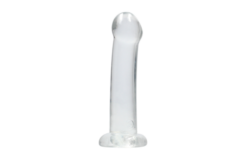 Non-Realistic Dildo Suction Cup Transparent - 17 cm | RealRock