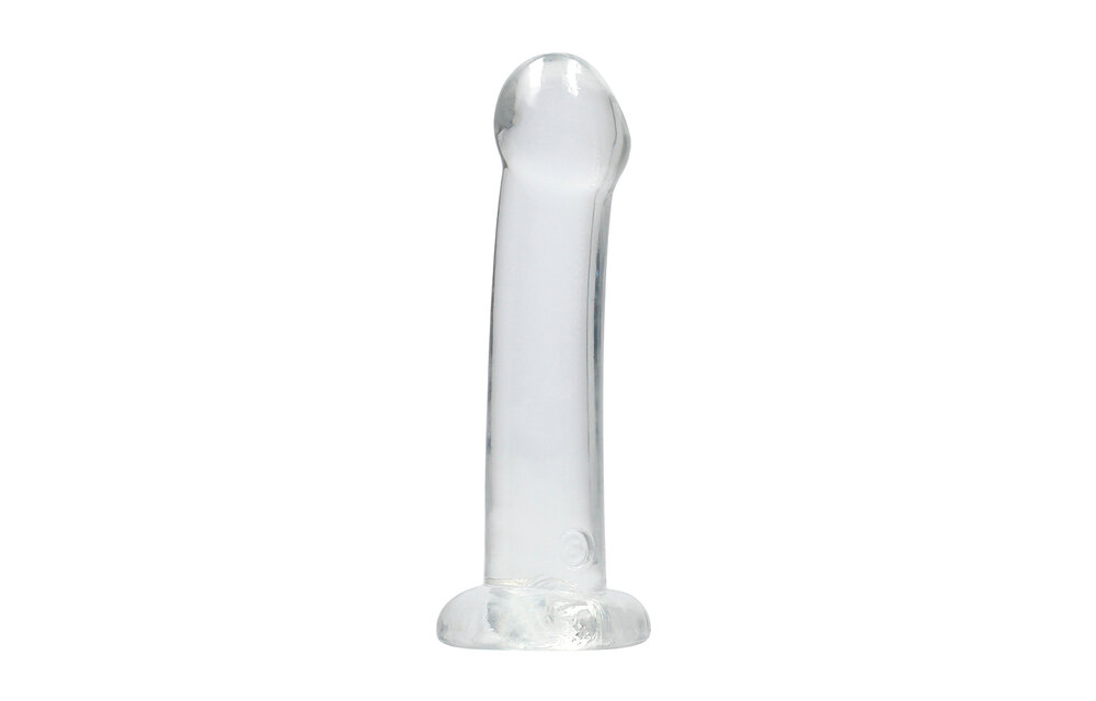 Non-Realistic Dildo Suction Cup Transparent - 17 cm | RealRock