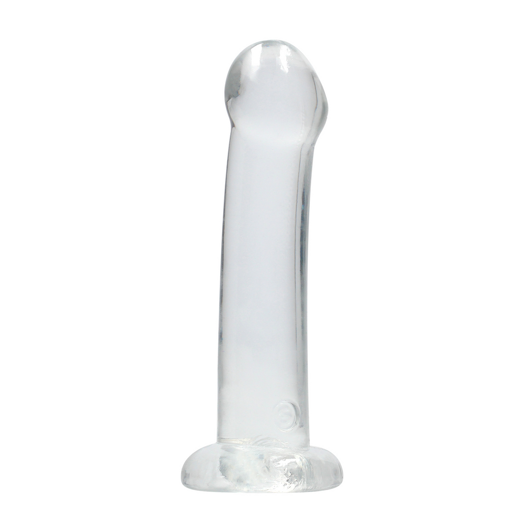 Niet-Realistische Dildo Zuignap Transparant - 17 cm | RealRock