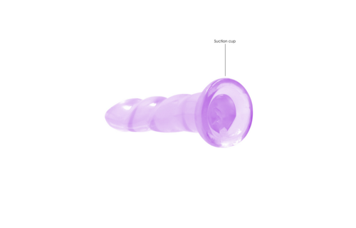 Nicht-realistischer Dildo 18 cm mit Saugnapf – Crystal Clear