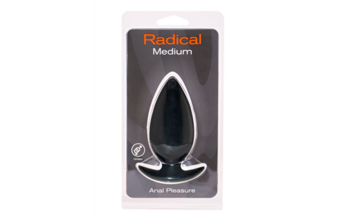 Radical Buttplug 1 cm - Medium Siliconen, Waterdicht & Veilig