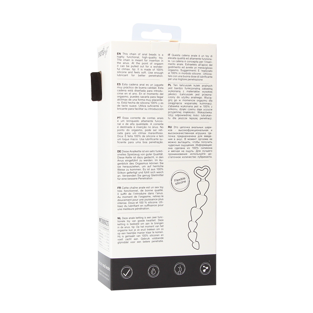 Siliconen Anale Bollen 17,5 cm – Zacht, Veilig & Comfortabel