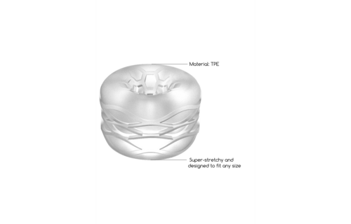 Nr. 93 Tweezijdige Masturbator | Flexibel & Gemakkelijk Schoon