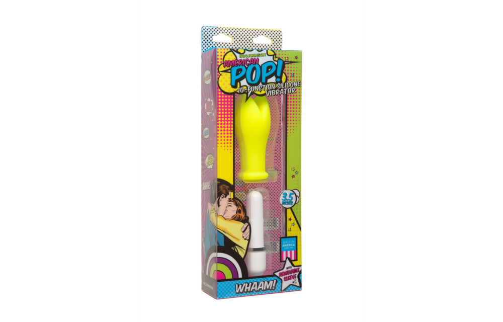 American Pop Whaam! Vibrator – 10 Functions, Silicone Pleasure