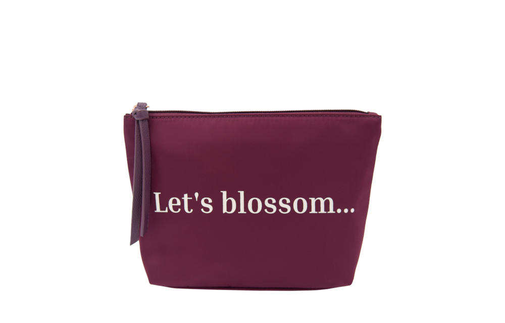 Let's Blossom - Pouch - Purple