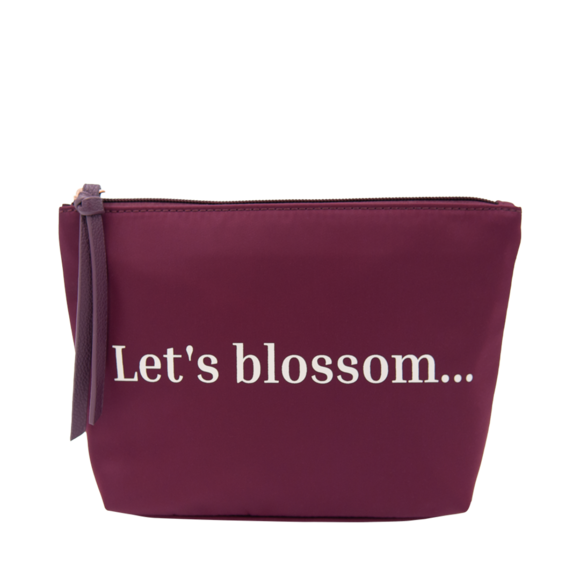 Let's Blossom - Pouch - Purple