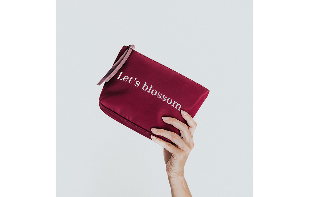 Laten we bloeien - Pouch - Paars