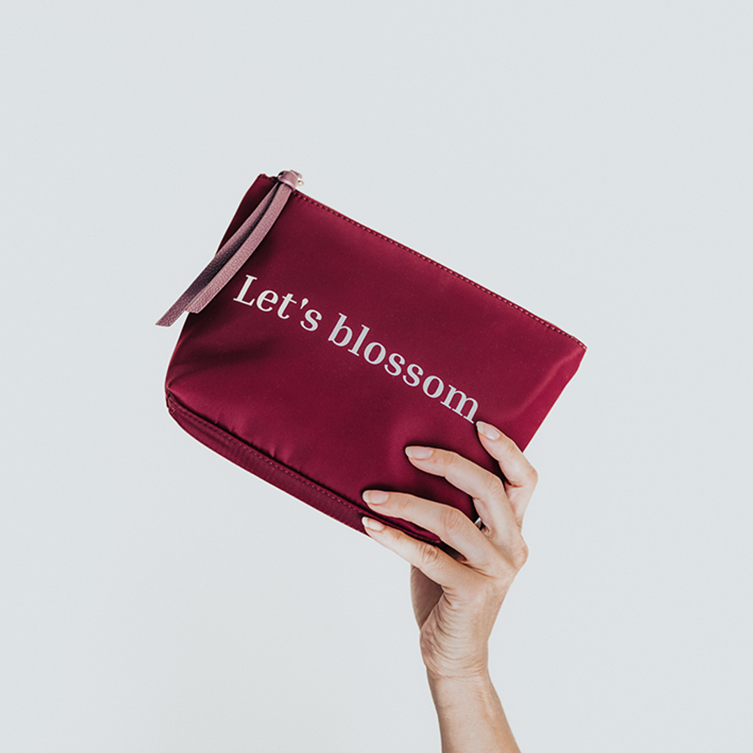 Let's Blossom Etui Lila – Stilvolle & praktische Kulturtasche