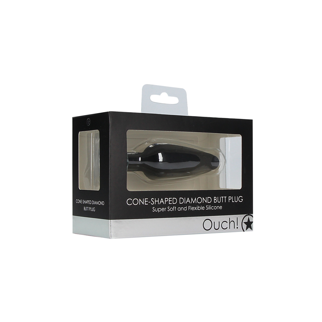 Kegel-förmiger Diamant Butt Plug