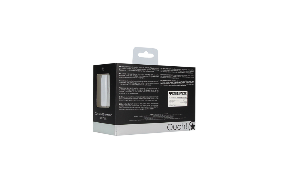 Kegelvormige Diamanten Butt Plug