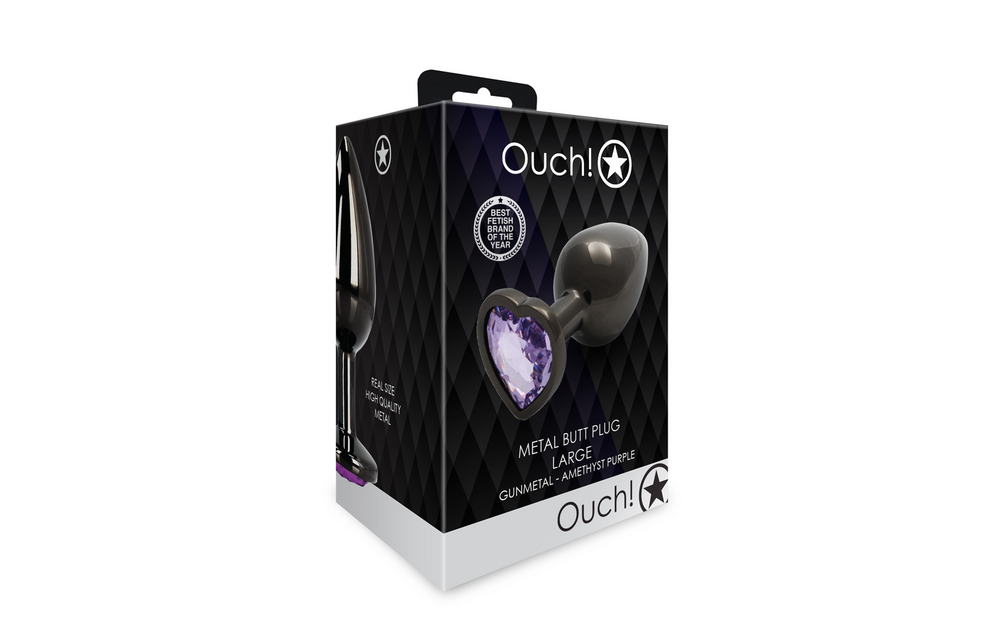 Heart-shaped Gemstone Butt Plug 9.3 cm – Stylish & Sensual