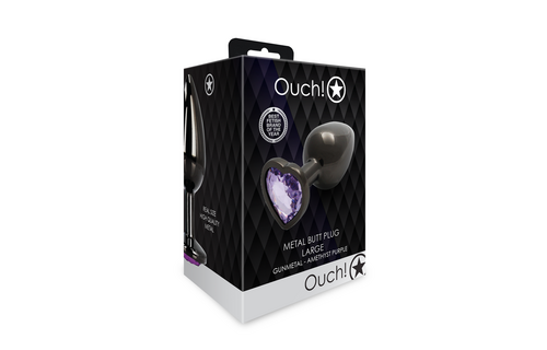 Hartvormige Edelsteen Buttplug 9,3 cm – Stijlvol & Sensueel